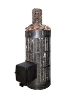 Печь банная малая «Русская баня» в амфиболите