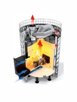 Печь банная «Русская баня» для коммерческого использования