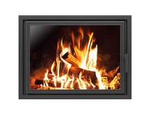 Дверка каминная герметичная Везувий 820 со стеклом 775х565 мм