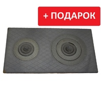 Плита чугунная двухконфорная 710х400 мм МТЗ
