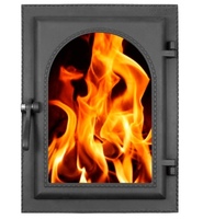 Дверка каминная уплотненная «Камелек» со стеклом ДКУ-9С Рубцовск