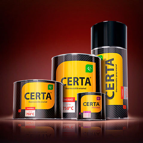 Термостойкая краска «ЦЕРТА»