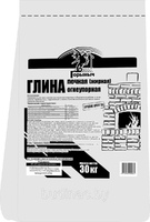 Глина печная пластичная Горыныч, 30 кг