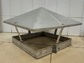 Зонт оголовок на трубу из оцинковки 385х385 четверик