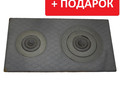 Плита чугунная двухконфорная 710х400 мм МТЗ