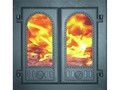 Дверка каминная двустворчатая со стеклом ДК-6С «Горница» Рубцовск