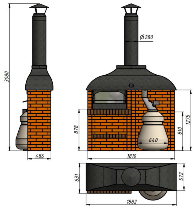 Модуль КАЗАН+ТАНДЫР КДМ