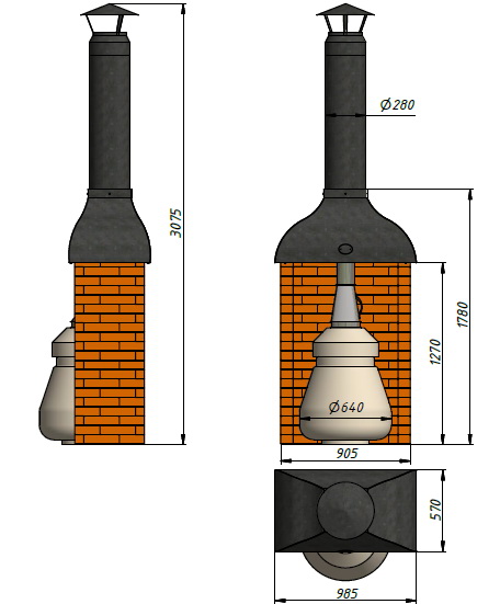 Модуль под Тандыр Береза КДМ